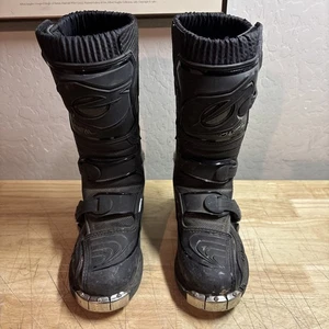 O'Neal Element Youth Motocross Black Boots Size 2 US - Picture 1 of 4