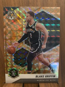 Blake Griffin 2020-21 Panini Mosaic #77 Orange Reactive PRIZM - Picture 1 of 2