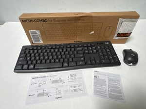 MK370 Logitech Combo for Business Wireless Keyboard & Mouse - NIB - Not Tested - Picture 1 of 12