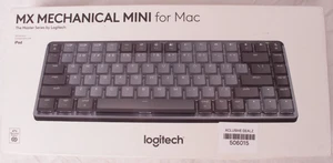 NEW - Logitech MX Mechanical Mini for Mac Master Series Wireless Keyboard Black - Picture 1 of 6