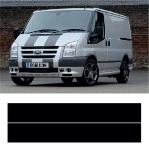 Ford Transit MK7/8/9 Van Bonnet Stripes Graphics Decals Vinyl Stickers - Picture 1 of 2