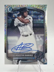 2025 Bowman Chrome Mega Box Austin Ramirez BMA-AR Auto - Bild 1 von 2