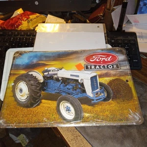 Ford Tractor 2000 Metal Sign 12x8 New - Picture 1 of 3