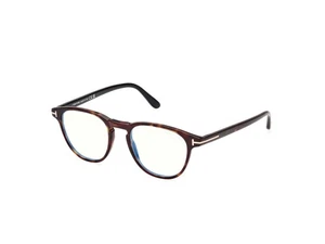 Tom Ford Men's T-Logo 48 mm Shiny Black Opticals FT5899-B-1-48 - Picture 1 of 1
