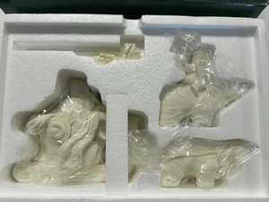 Department 56 Snowbabies Jack Frost Schlittenfahrt durch die Sterne 3er Set - Bild 1 von 3
