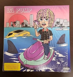 Lil Pump Self-Titled LIMITED EDITION Urban Outfitters PINK VINYL RECORD EX Cond. - Picture 1 of 20