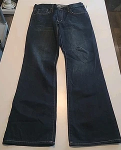 NWT OLD NAVY Authentic Boot-Cut Mens Jeans Straight Dark Wash 33x34 - Picture 1 of 12
