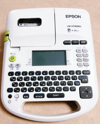 EPSON LW-K740WH Etikettendrucker 4~24mm *Englisch/Koreanisch* /... - Bild 1 von 2