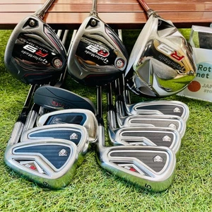 TaylorMade Fullset R9 1w 3w5w R9 Iron 5-9P 11club R Flex Golf Club Japan - Picture 1 of 21
