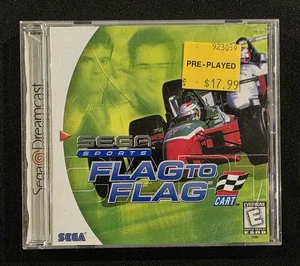 Sega Sports: Flag to Flag (Sega Dreamcast, 1999) Cib Completo - Probado - Imagen 1 de 7
