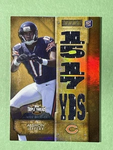2012 Topps Triple Threads ALSHON JEFFERY Chicago Bears Relic Jersey RC #27/27 - Picture 1 of 3