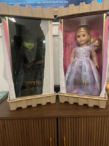 American Girl Doll Wicked Elphaba + Glinda Collector Series 18" Set - LIMITED - Picture 1 of 2