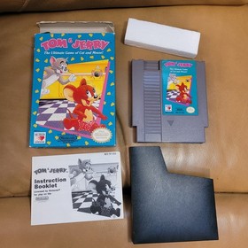 Tom and Jerry Nintendo NES CIB Complete in Box