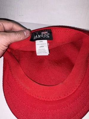 SOMBRERO KANGOL TROPIC 504 VENT AIR STRETCH PARA HOMBRE GRANDE ROJO NUEVO CON ETIQUETAS Foto 1 de 3