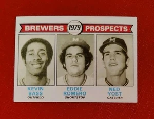  1979 Topps #708 BREWERS PROSPECTS MLB carte come nuove + - Foto 1 di 2