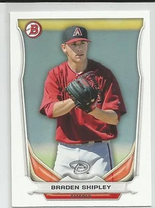 Braden Shipley Arizona Diamondbacks 2014 Bowman Draft Top Prospect - Imagen 1 de 2