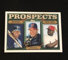 SEAN CASEY 1997 TOPPS PROSPECTS ROOKIE SIGNED AUTOGRAPHED CARD INDIANS REDS
