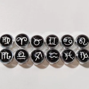 12 Zodiac Signs Steampunk Round Mechanical Keycap Set 12PCS - Picture 1 of 4