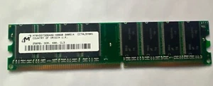 Micron DDR RAM 256MB 400MHz - MT8VDDT3264AG-40BGB (Tested & Working) - Picture 1 of 2