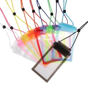 Bolsas impermeables para teléfono Bolsa subacuática Teléfono móvil Bolsa para cuello Bolsa sellada- - Imagen 1 de 22