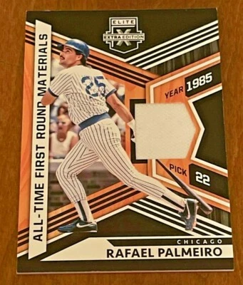 2021 Panini Elite Extra Edition Rafael Palmeiro All Time First Round Materials  - Image 1 of 2