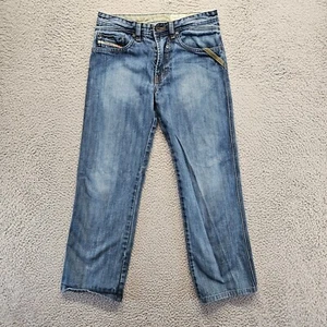 Diesel Jeans Kids Size 14 Blue New Preslim SP1 Denim Straight Leg Medium Wash - Picture 1 of 13