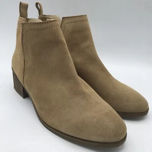 COCONUTS BY MATISSE CARUSO Brown Tan Suede Leather Ankle Booties Women’s US 9 - Picture 1 of 10