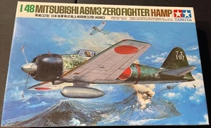 Tamiya Mitsubishi A6M3 Zero Fighter Hamp 1/48 Model Kit - Picture 1 of 5