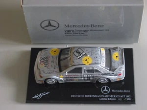 WOW -RARE EVO 2 190E "DTM " PROMOTIONAL LIMITED EDITION Mercedes LOHR Minichamps - Picture 1 of 5