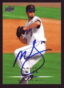 2008 Upper Deck #582 MATT WISE signed AUTO handsigniert NY METS TOUGH -A - Bild 1 von 1