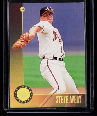 Steve Avery 1996 Leaf Press Proofs Gold Atlanta Braves #137 - Image 1 of 2
