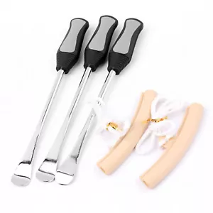 Spoon Motorcycle Tire Iron Changing Rim Protector Tool Combo New Lever Three Pcs - Picture 1 of 9