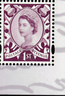 Sg W146 Gb Qeii Mnh Stamp Wales 1St Class Claret Regional Definitive