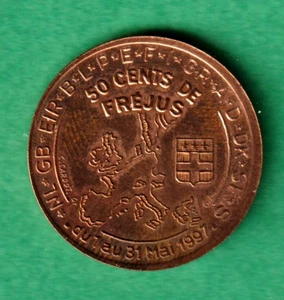 50 CENT EURO TEMPORAIRE DES VILLES FREJUS RARE SOUS CAPSULE - Foto 1 di 2