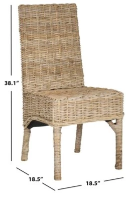 Safavieh BEACON SIDE CHAIR, Reduced Price 2172744845 FOX6519A-SET2 - Image 1 of 4