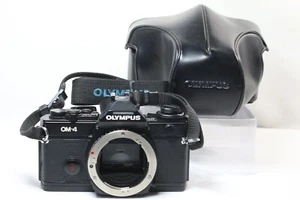 AS IS Olympus OM-4 35mm SLR Film Camera Black Body Only From Japan w/Case - Picture 1 of 12