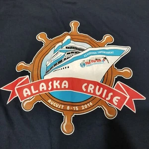 Alaska Cruise Domino's Pizza Franchise The Forum 2014 Long Sleeve Shirt XL - Picture 1 of 12