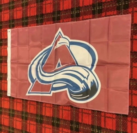 Brand New Colorado Avalanche flag 3 foot by 5 foot Cover