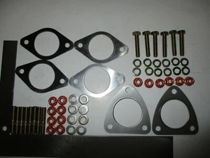 PORSCHE 924S 944 EXHAUST MANIFOLD GASKET AND STUD KIT 82 TO 89 NON TURBO  - Picture 1 of 5