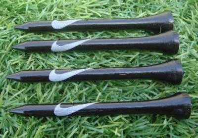 NIKE Golf - Staff Tour Players  70 mm BLACK Wooden Tees - Image 1 of 3