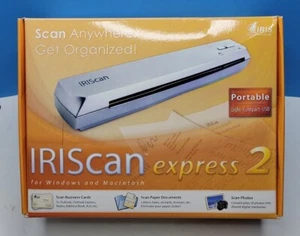 IriScan Express 2-Scan Documents Photos Business Cards Portable Usb Scanner - Picture 1 of 9