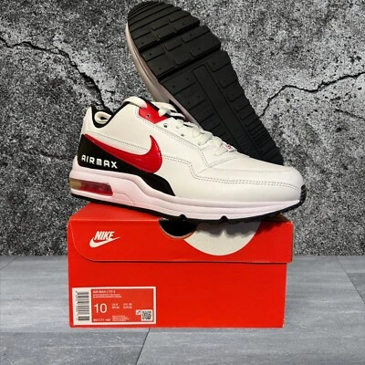NEW Nike Air Max LTD 3 White Black Red BV1171 100 Men’s 10 Leather DS OG All - Image 1 of 4