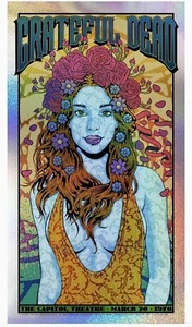 Chuck Sperry Grateful Dead "Bertha" SPARKLE FOIL Edition Poster x/65 LE ✅🎶 - Picture 1 of 1