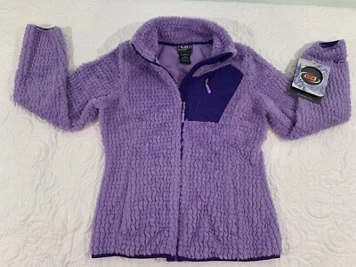 CB Sports Performance Fleece Jacket Zip Up Women's Size Small Soft Purple NWT - Image 1 of 4