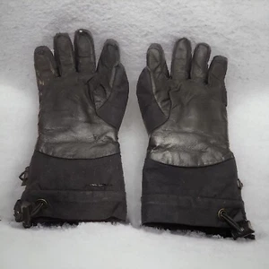 Vintage Patagonia Fleece Lined Gloves Mens Ski Snowboard Nylon Cinch Drawstring - Picture 1 of 18