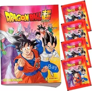50 packs + softcover ALBUM 🔥 Dragon Ball Super PANINI  Stickers Collection 2020 - Picture 1 of 13