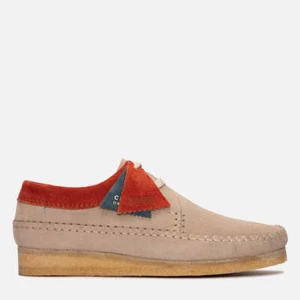 BNIB Mens Clarks Originals WEAVER Sand Combi Suede Shoes - Picture 1 of 6