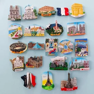 Imanes de refrigerador French Landmarks decoración del hogar pegatinas de refrigerador recuerdo de Francia - Imagen 1 de 35