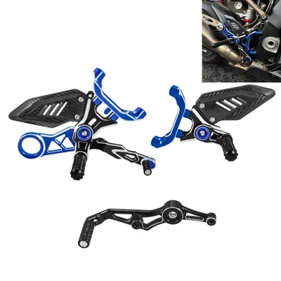 Adjustable Footrest Foot Peg Rear Footrest Kit Fit For BMW S1000RR 2019-2023 Foto 1 de 4
