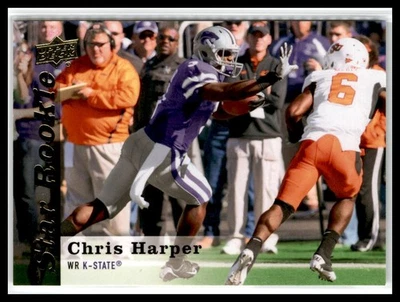 Chris Harper 2013 Upper Deck #77 Kansas State Wildcats - Image 1 of 2
